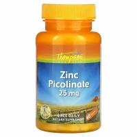 Zinc Picolinate 25 мг 60 табл (Thompson)