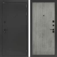 Входная стальная дверь BN-01.2 с внутренней панелью ФЛ-732, бетон серый, размер по коробке 880х2050, левая