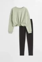 Комплект одежды H&M, размер 146, зеленый