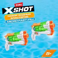 Набор водных бластеров ZURU X-SHOT WATER Fast-Fill Micro / Микро, игрушки для мальчиков, 56244