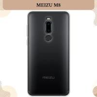 Силиконовый чехол на Meizu M8 / Мейзу М8, прозрачный
