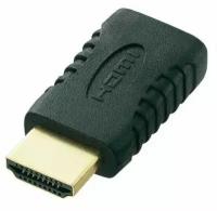 Адаптер-удлинитель Mini-HDMI(F)-HDMI(M) Черный