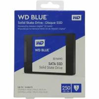 Твердотельный накопитель Western Digital WD Blue SATA 250 ГБ SATA WDS250G2B0A