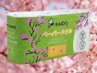 Туалетная бумага KAIDO Японское блаженство белая 3 слоя, 8 рулонов