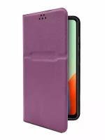 Универсальный чехол-книжка для смартфонов с размером до 16,5 см (Высота) * 7,9 см (Ширина) фиолетовый, Brozo