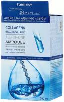Collagen & Hyaluronic Acid All-In-One Ampoule Сыворотка для лица с гиалуроновой кислотой и коллагеном