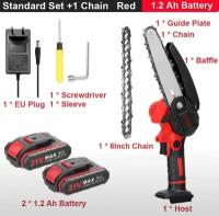 Аккумуляторная цепная пила Geevorks Electric Chain Saw, 6 дюймов, 21В