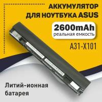 Аккумуляторная батарея для ноутбука Asus Eee PC X101 (A31-X101) 2600mAh OEM черная