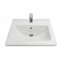 Раковина для ванной Santeri Визит-55 (55х40см) с переливом, белый (1.3115.3. S00.11B.0)