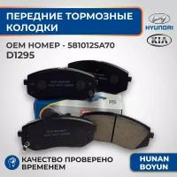 Передние тормозные колодки для Kia Sportage II, III, Soul II, Carens III, Hyundai ix35, Tucson, i40 - 581012SA70