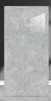Стеновые самоклеящиеся панели ПВХ плитка глянцевая для декора стен кухни, ванной, гостиной, прихожей с имитацией светло - серого мрамора 30х60 см. 10 штук