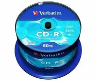 Диск CD-RVerbatim700Mb 52x Extra Protection, 50 шт