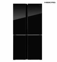 Холодильник French Door 183х91,1 см Hiberg RFQ-500DX NFGB черный