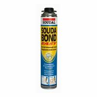 Пено-клей полиуретановый зимний под пистолет Soudal Soudabond Easy Gun Winter (0,75л)