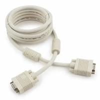 Кабель Gembird VGA - VGA, CC-PPVGA, 1.8 м, 1 шт, белый