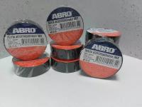 Изолента ABRO, 25мм х 9м, черный цвет ET-912-18-10-RW