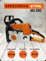 Бензиновая пила STIHL MS 250 с шиной 40 см 55 звеньев 3.1 л. с