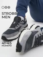 Кроссовки STROBBS, размер 44, черный, серый