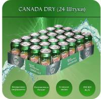 Газированный напиток Canada dry Канада драй 330 мл,24 шт, Польша