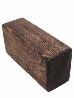Блок для йоги Elite life/деревянный кирпич для йоги, цвет венге, размеры 80*120*230мм