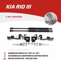 Упор капота 2шт, крепеж в комплекте KIA Rio III 11 автоупор UKIRIO012