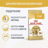 Корм сухой ROYAL CANIN Bengal Adult для взрослых бенгальских кошек старше 12 месяцев (бенгал эдалт) 2 кг