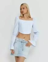 Блуза Gloria Jeans, размер 10-11л/146 (36), синий