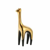 Статуэтка золотая глянцевая животное жираф Giraffe