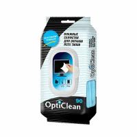 Влажные салфетки OptiClean Для Экранов Всех Типов 90 шт