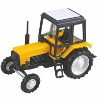 Трактор МТЗ-82 Беларусь 1:43 металл-пластик (желтый) 72453
