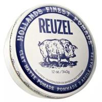 REUZEL глина Hollands Finest Pomade clay matte, средняя фиксация, 340 мл