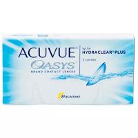 Контактные линзы ACUVUE OASYS with Hydraclear Plus, 3 шт