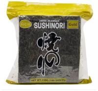 Водоросли Yaki Sushi Nori Gold сушеные, 100 л, 230 г, Южная Корея