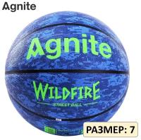 Мяч баскетбольный уличный для стритбола Agnite PU Wildfire 7 размер