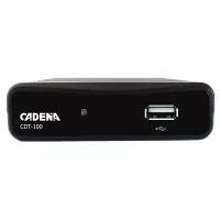 Ресивер DVB-T2 CADENA CDT-100 (TC), черный