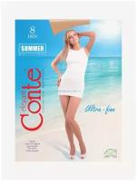 Летние матовые колготки Conte Elegant SUMMER 8, размер 2, цвет Загар