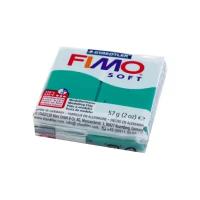 Полимерная глина FIMO Soft запекаемая изумруд (8020-56), 57 г зеленый 57 г