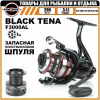 Катушка рыболовная с металлической шпулей MIFINE BLACK TENA 3000F, 5+1 подшипник, для спиннинга, для джига, форелевая, болонская