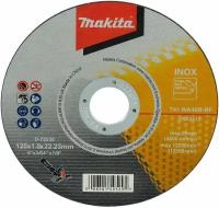 Абразивный отрезной диск 5 шт для нержавеющей стали плоский WA46R, 125х1х22,23 Makita D-75530