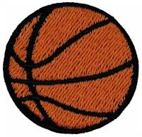Нашивка (шеврон, патч) на одежду Баскетбольный Мяч на термоплёнке 40х40 мм