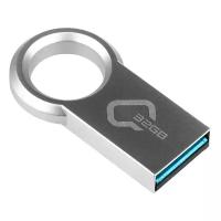 Флешки Qumo Флешка Qumo Ring, 32 Гб, USB3.0, металлик