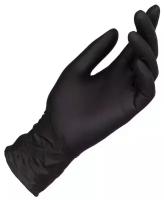 Перчатки нитриловые Safe&Care XN358, цвет: черный, размер XS, 100 шт (50 пар), 6 грамм нитрила - пара