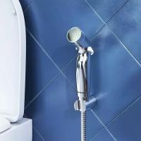 Гигиенический душ с держателем Damixa 760550100 лейка, кронштейн настенный, хром