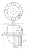 Мотор печки Sat ST-1362640 Ford: 1696010 1379568. Volvo: 1362640