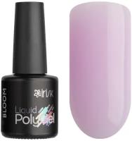 Полигель жидкий гель для наращивания ногтей акригель для маникюра Liquid Polygel Orchid Bloom бледно-лиловый, 10 мл