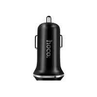 Автомобильное зарядное устройство с 2 USB HOCO Z1, 2.1A, black