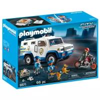 Playmobil City Action 9371 Полицейская машина для перевозки денег