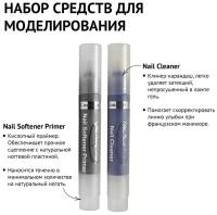 Alex Beauty Concept Cредство для обезжиривания ногтей и снятия липкого слоя Nail Cleaner 3 мл. + Праймер Nail Softener Primer 3 мл