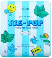 Koelf Маска гидрогелевая для лица c мятой и содой – Mint&soda hydrogel face mask, 30г