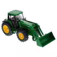 Трактор Siku с ковшом John Deere (3652) 1:32, 18 см, зеленый